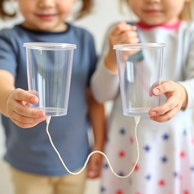 https://images.deepai.org/art-image/4c5115e1a1f04fc9962473684e71758d/two-children-each-holding-a-plastic-empty-cup-joined-.jpg