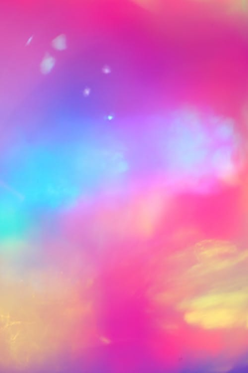Free Pink and Blue Abstract Painting Stock Photo
