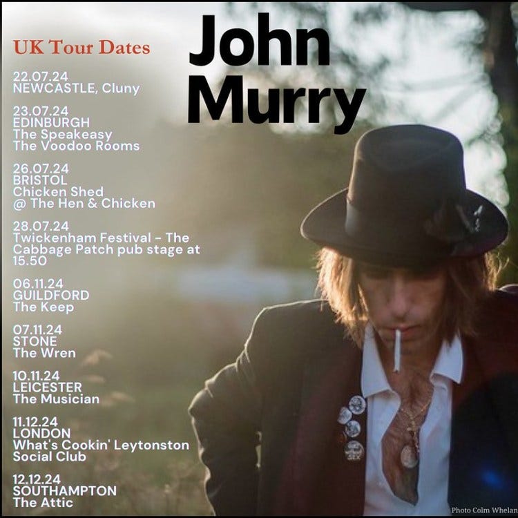 John Murry Tour Dates