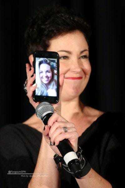 Kim Rhodes Briana Buckmaster supernatural movie tv tech geeks 600x900