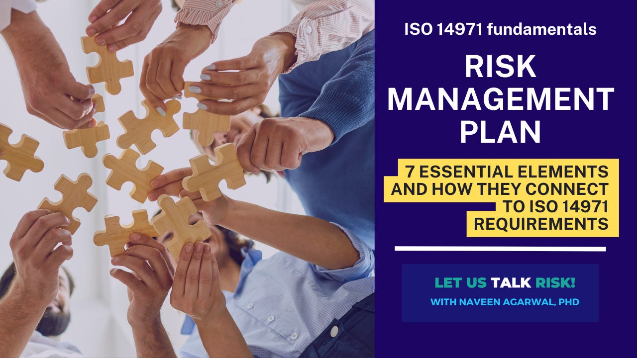 ISO 14971 Fundamentals - Risk Management Plan