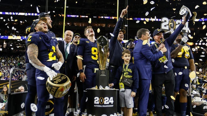 Michigan football National Championship trophy: Where to see it