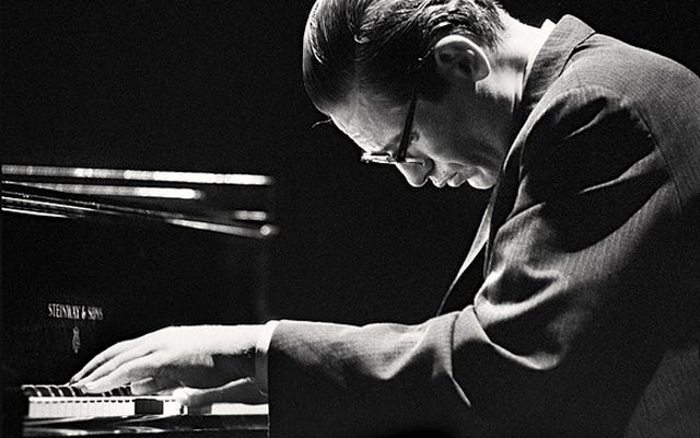 Bill Evans playing piano