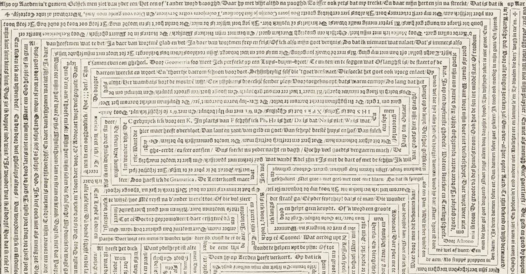 a maze of words
