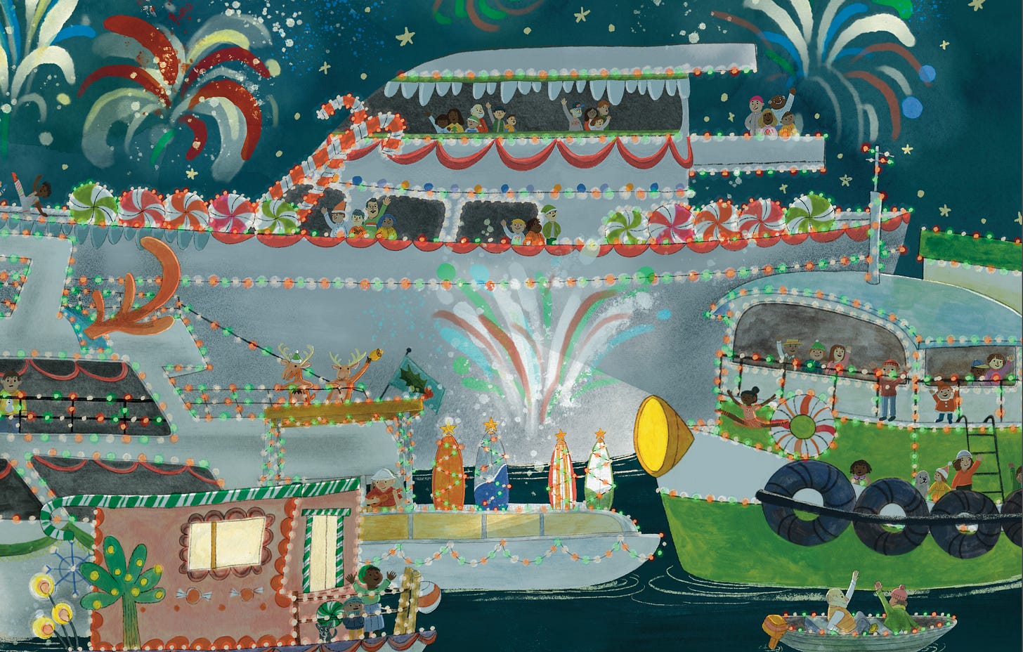 illustration by Kayla Stark for Christmas Ahoy