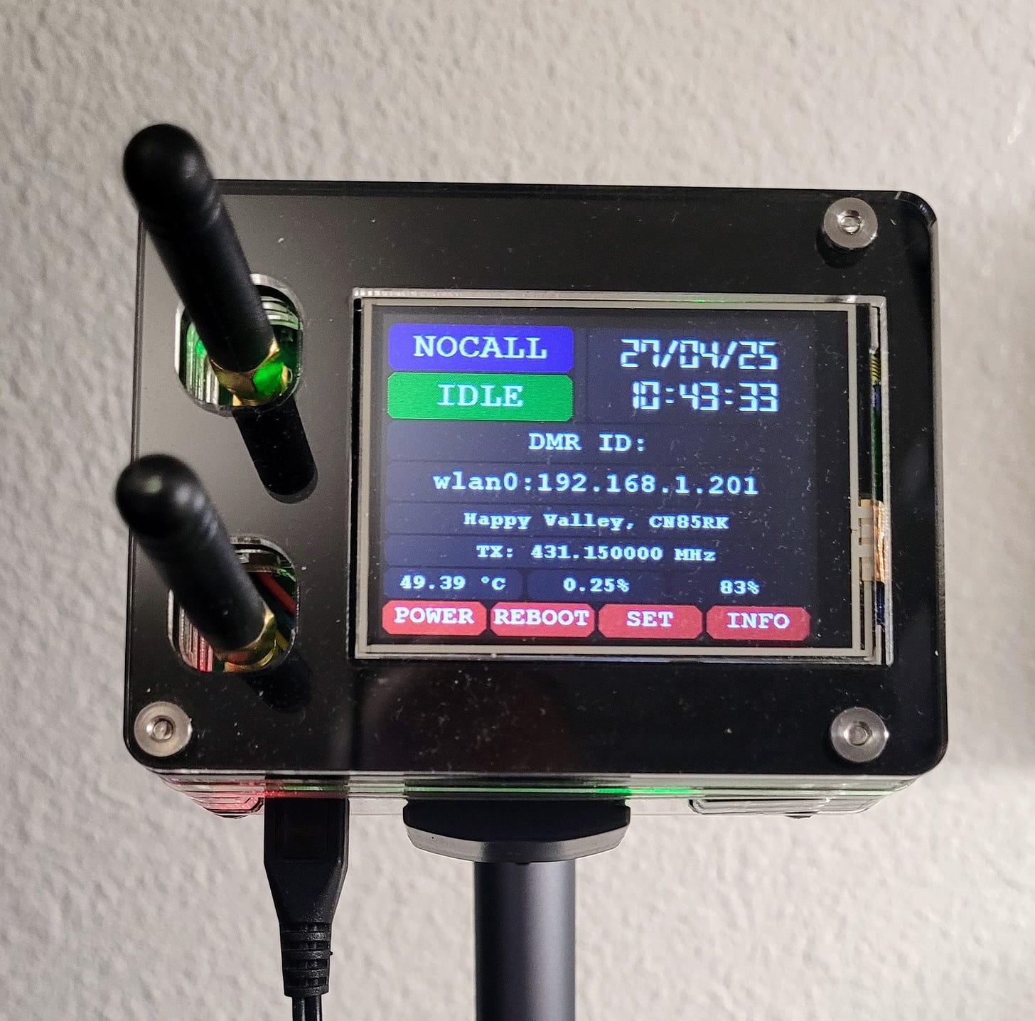 Problem: no DMR ID and no call sign