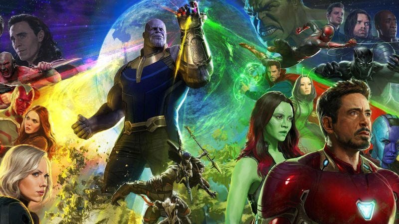 marvel kicks dc comics with new avengers infinity war trailer