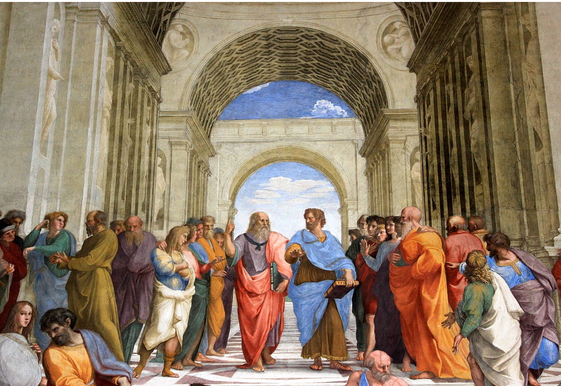 Raphael's School of Athens: Greek Philosophy in the Italian Renaissance –  Antigone