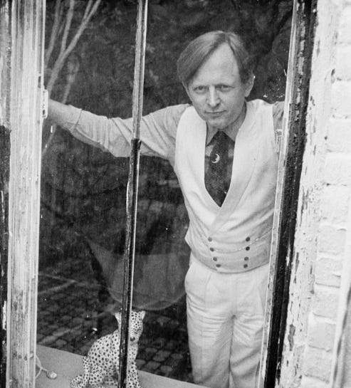 Tom Wolfe at home.