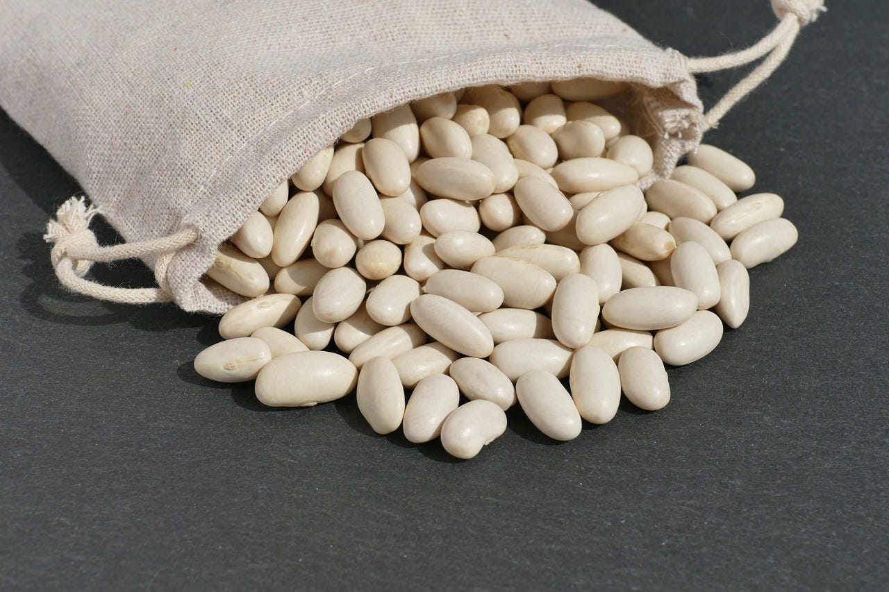 Las judías o frijoles blancos son el alimento más rico en potasio Las judías o frijoles blancos son el alimento más rico en potasio