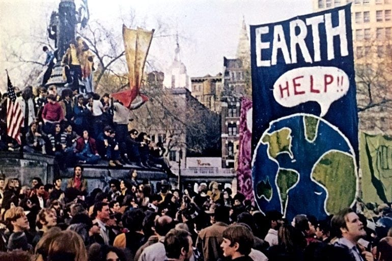 Earth Day 1970 Earth Day And May Day Cross Fertilization At Yale, 1970