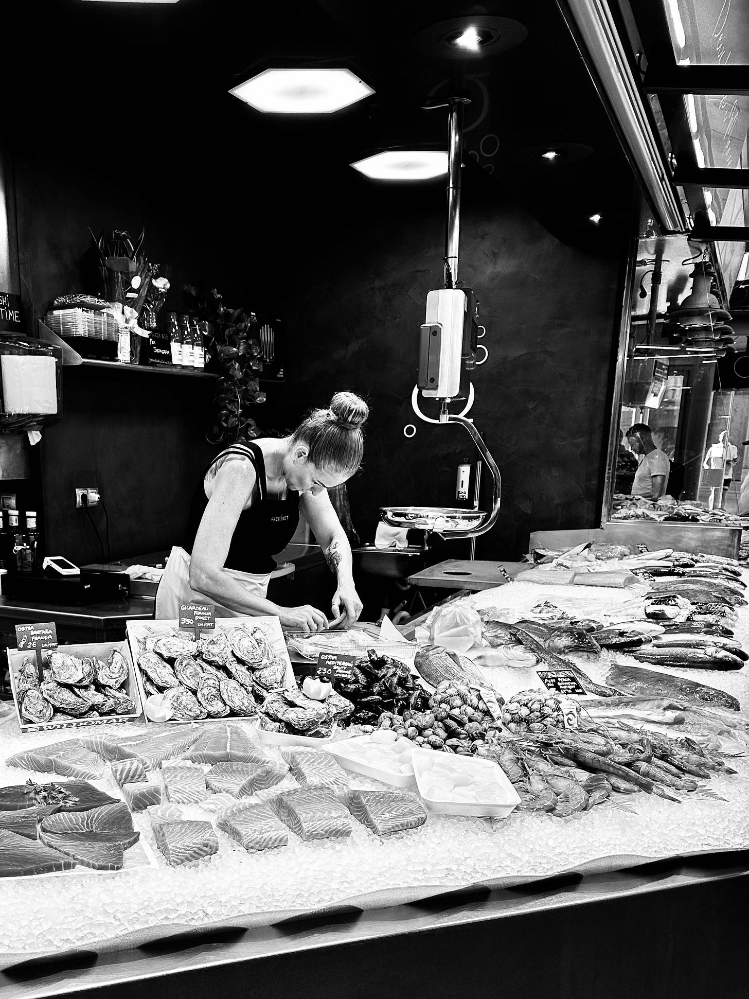 Monochrome photography from Barcelona in Spain