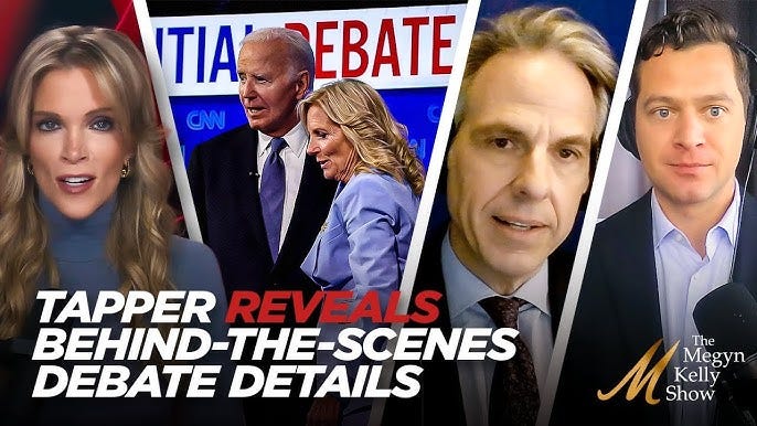 Jake Tapper Reveals What He Was Saying and Thinking Behind the Scenes at  Disastrous Biden Debate - YouTube