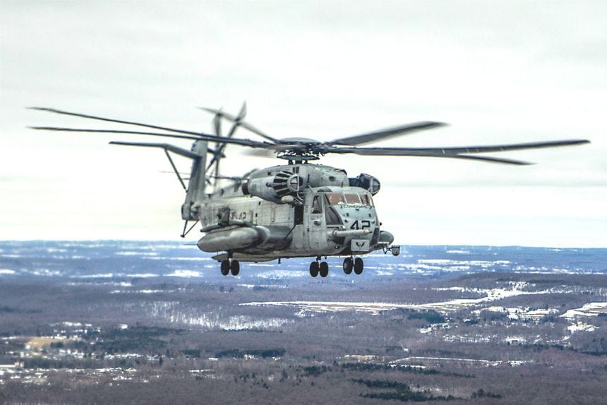 Ch-53 Images Helicopter in air