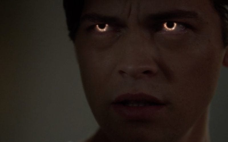 supernatural jack calvert glowing eyes for castiel 1303