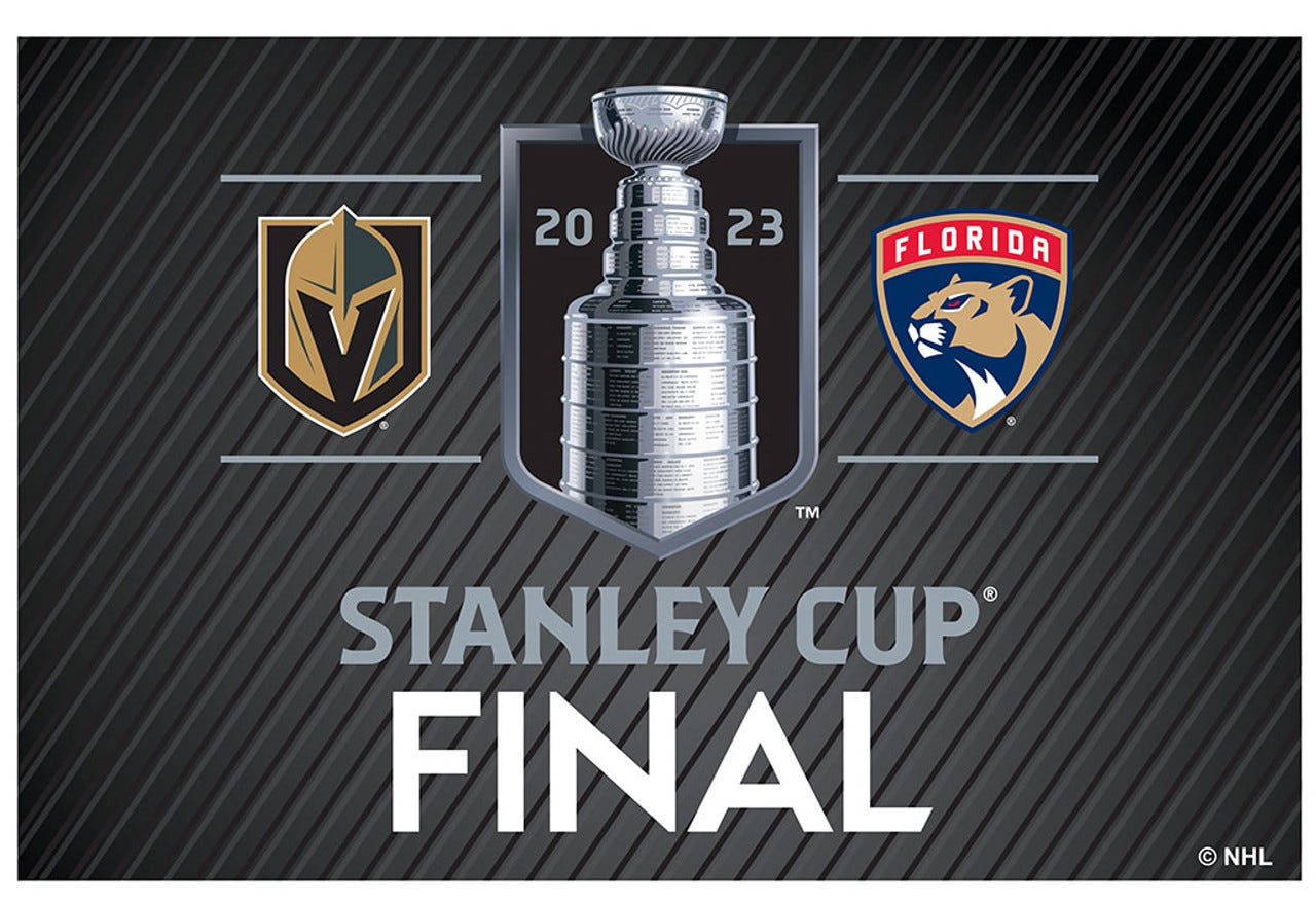 2023 Stanley Cup Finals Knights vs. Panthers MAGNET - 3" x 2"