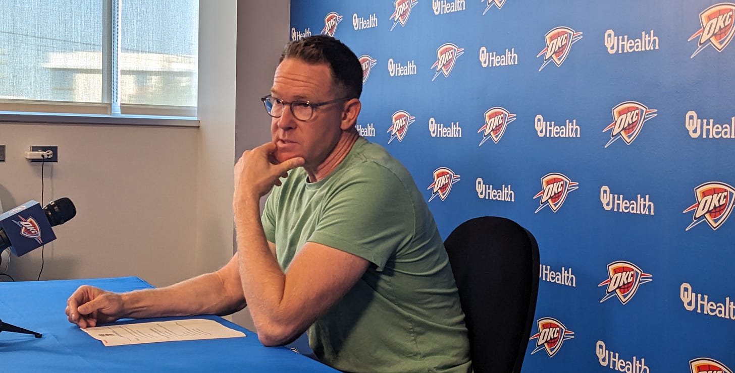 Photo of Thunder general manager Sam Presti