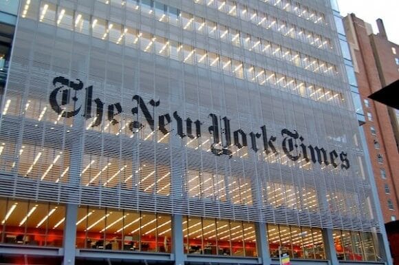 New York Times headquarters. (Photo: Wikipedia)