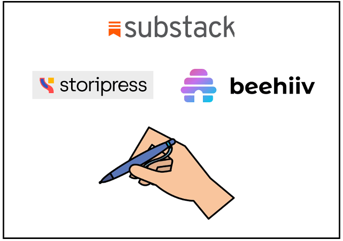 Content Based Platforms - Substack, Storipress, Beehiiv
