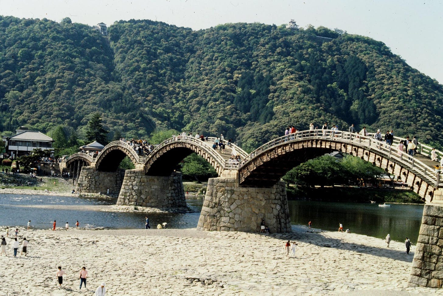 Kintai Bridge, Iwakuni. (Sorry for the poor quality, scanned picture ...