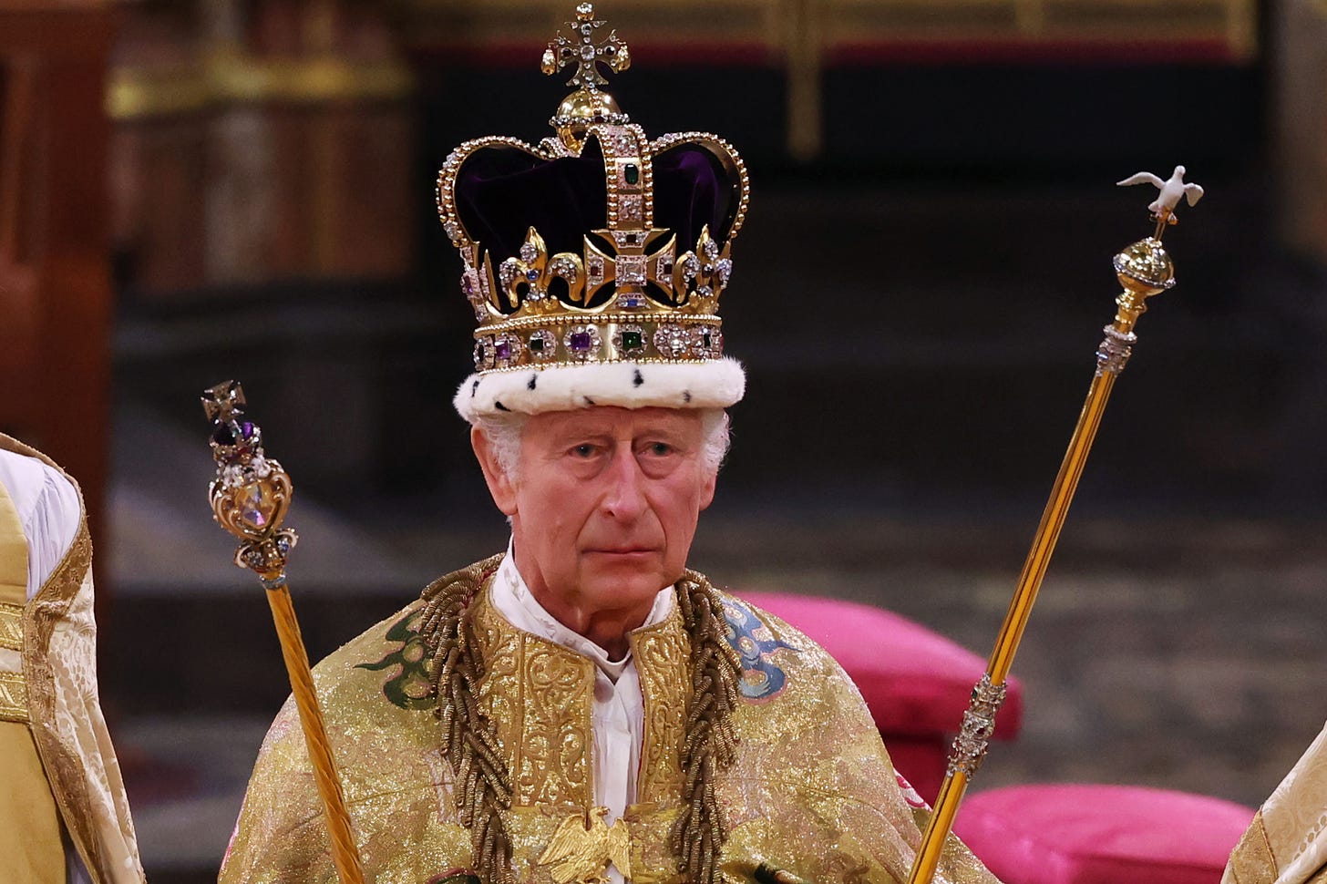 king charles at his 2023 coronation