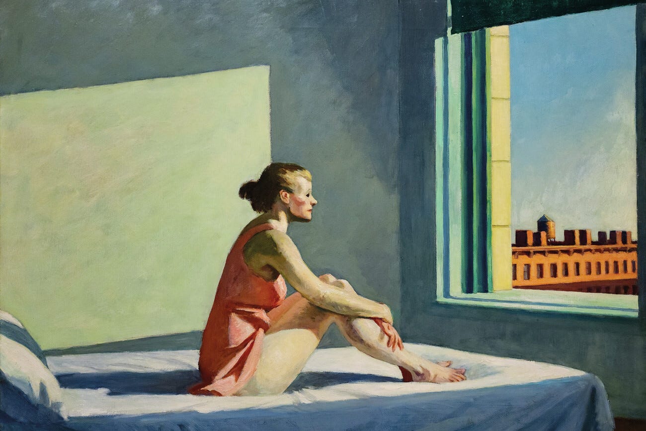 T-shirt Morning Sun (1952), Edward Hopper | Tips for original gifts |  UKposters