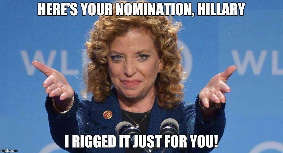Image result for hillary stole the nomination