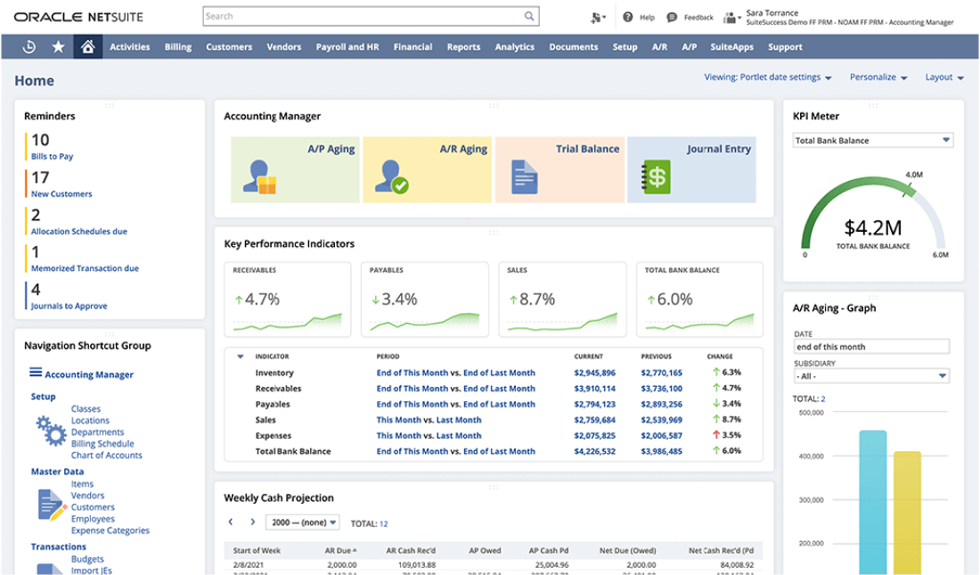 NetSuite Cloud Accounting Software