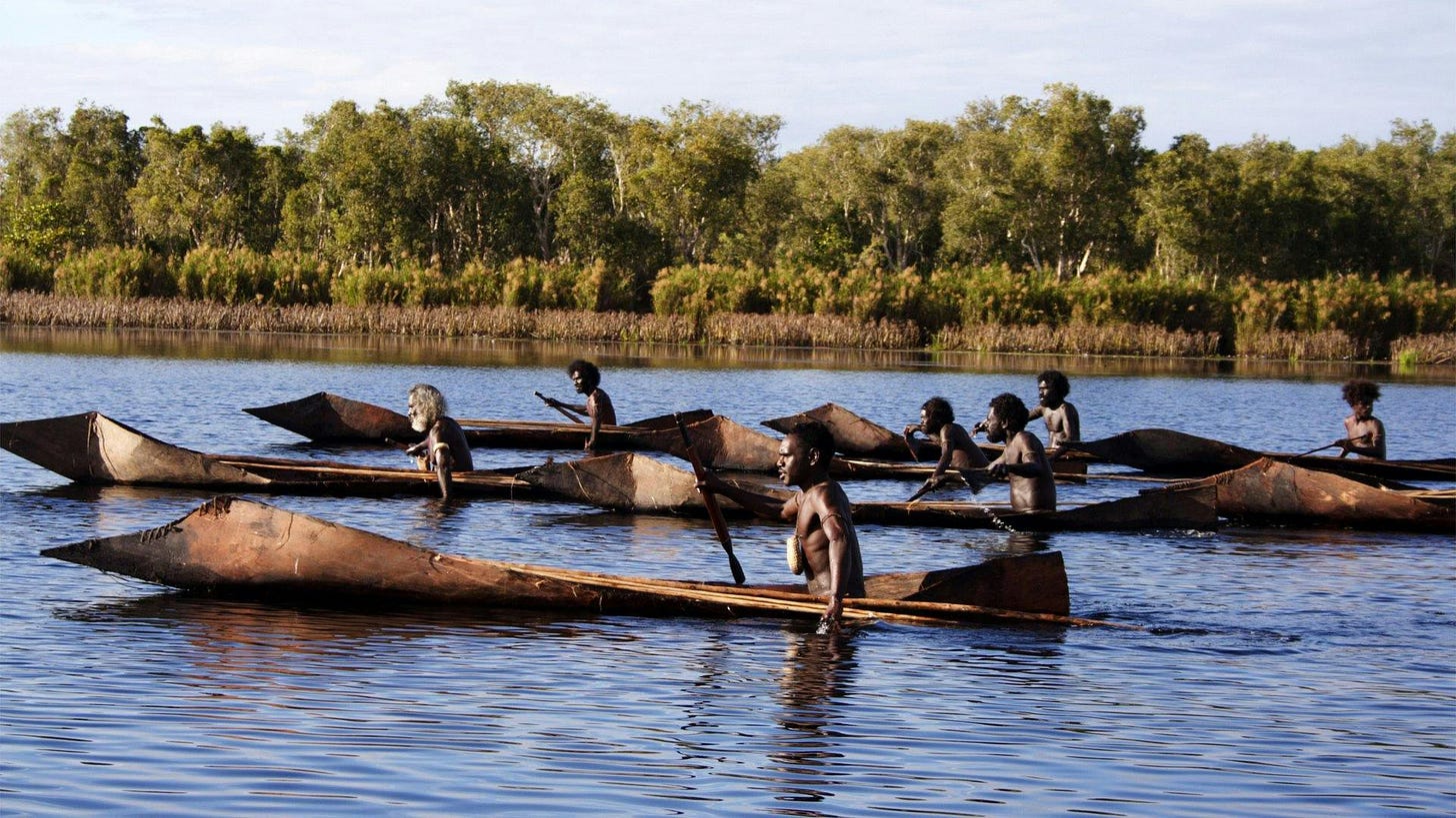 Still from Rolf de Heer's film Ten Canoes