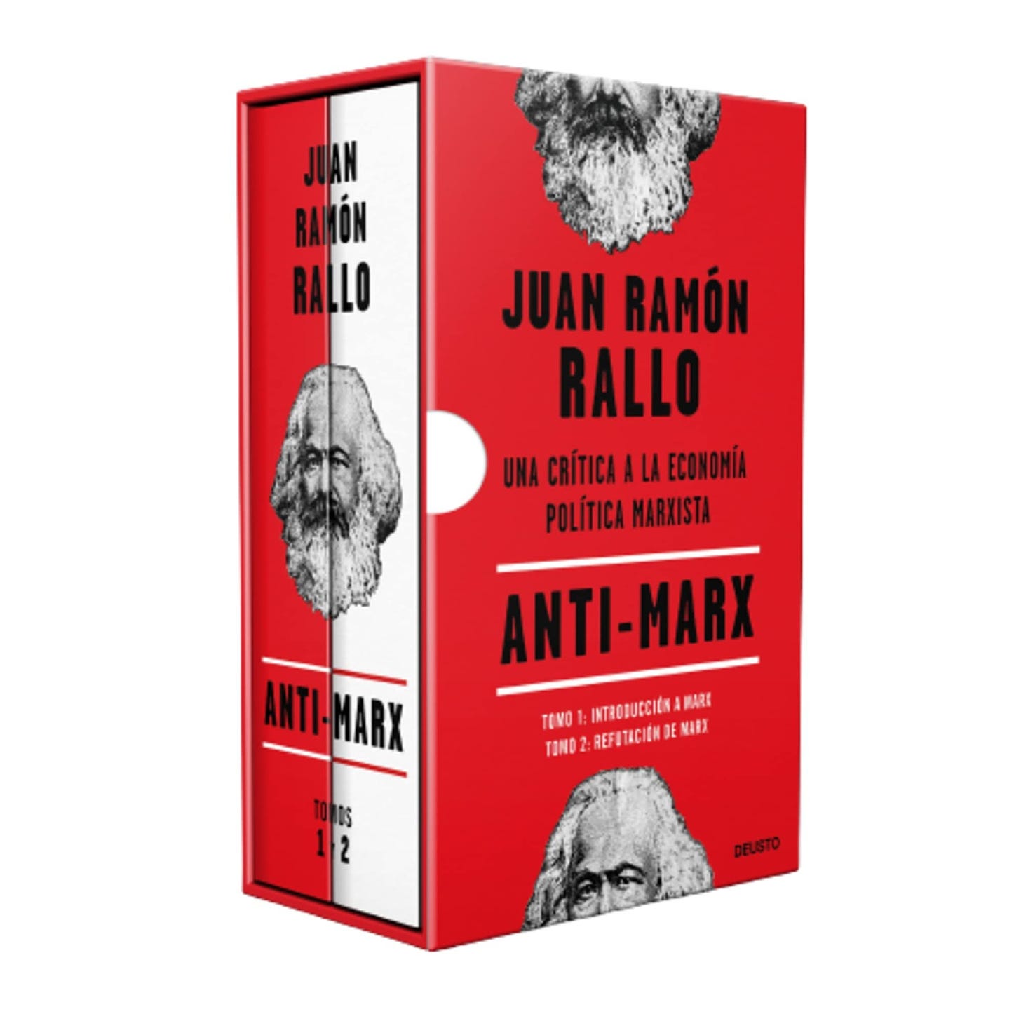 Juan Ramón Rallo on Twitter: "Mi próximo libro, Anti-Marx, estará compuesto  por dos tomos (introducción a Marx y crítica a Marx) que se venderán  conjuntamente. Así quedará el conjunto. Lo tenéis disponible