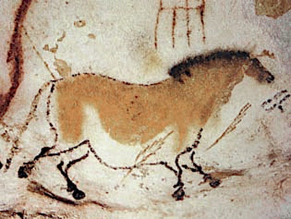 Lines in cave art