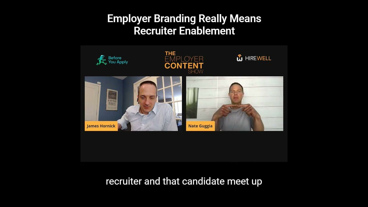 What I Actually Want is Recruiter Enablement