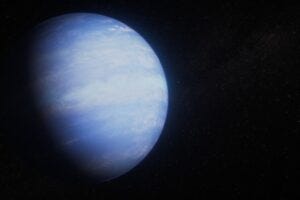 An artist’s rendition of a Neptune-like exoplanet. Photo Credit: NASA, ESA, CSA, R. Crawford (STScI