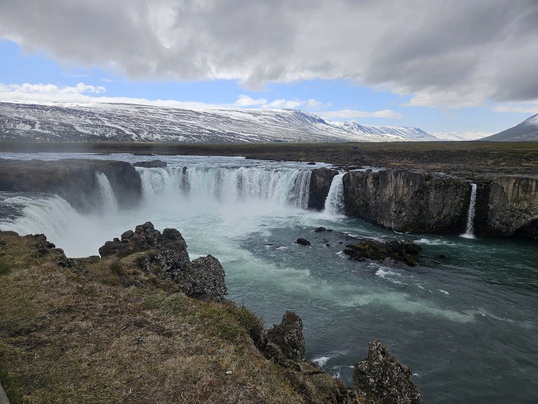 Godafoss Waterfall near Akureyri