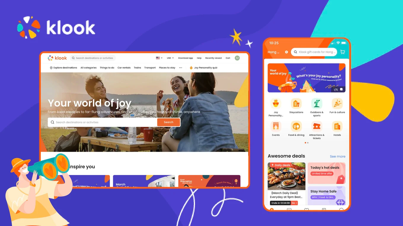 how to book on klook