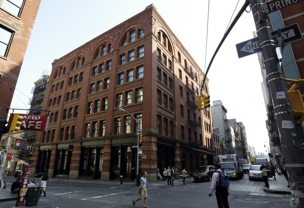 The Mercer Hotel is pictured from the outside