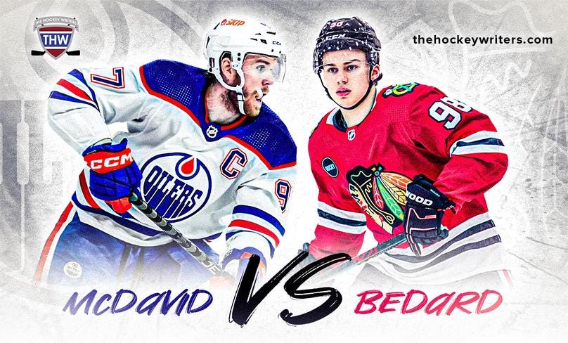 Connor McDavid and Connor Bedard