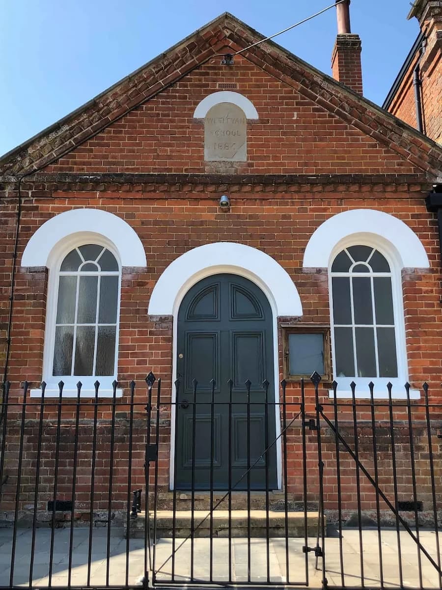 outside of the renovated chapel