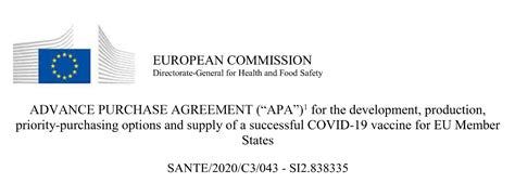 Critical EU-Pfizer Agreement Leaked