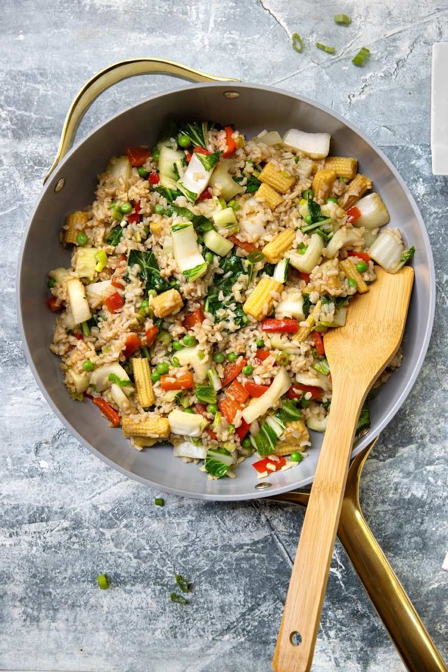 Gingery Bok Choy Fried Rice