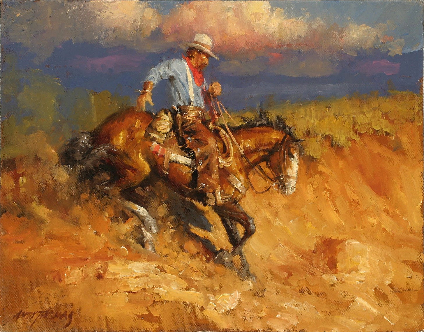 Andy thomas | West art, Cowboy art, Western art paintings