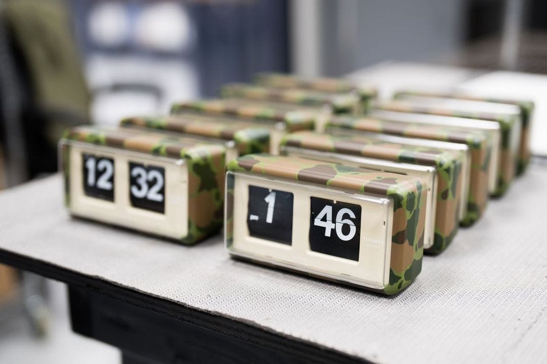 Special Projects: Twemco QT-30 Frogskin Flip Clock