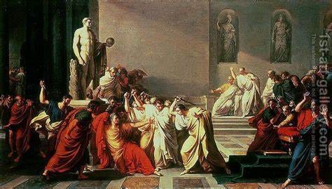 Assassination Of Caesar Painting at PaintingValley.com | Explore ...