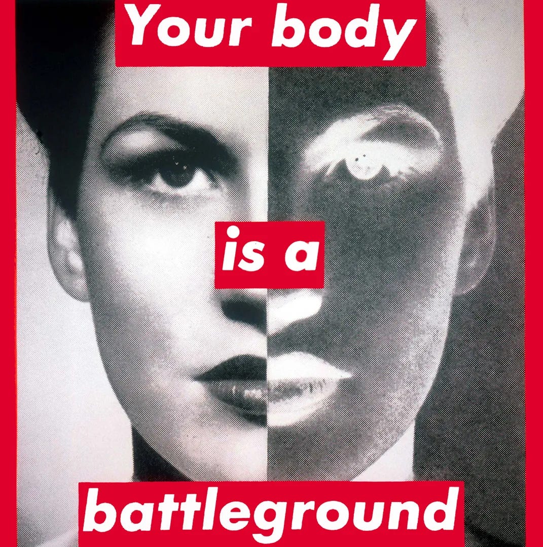 Untitled (Your body is a battleground) - Barbara Kruger | The Broad