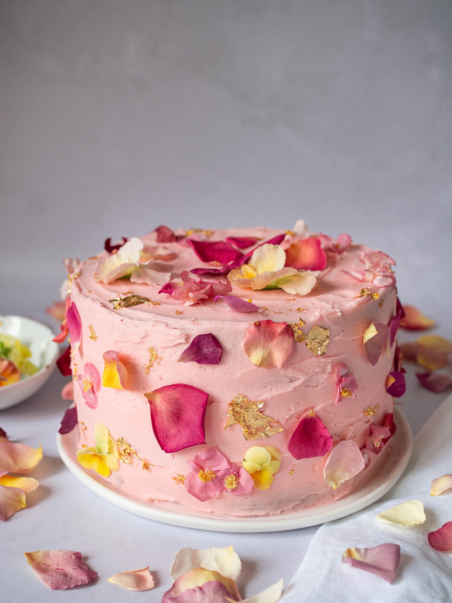 Vanilla and Passionfruit Curd Cake