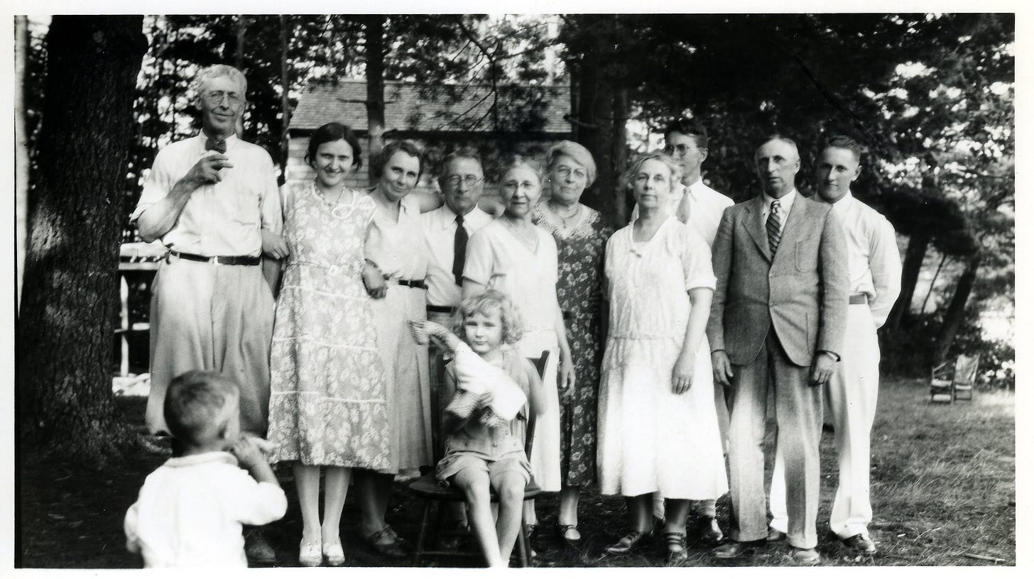 Group photo at Bank Village Camp