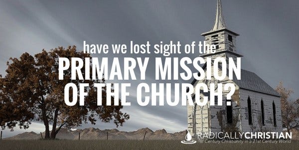 primary mission of the church