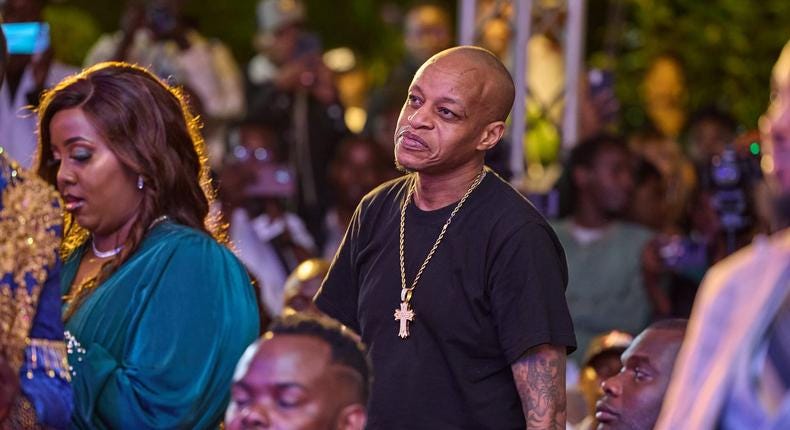 Prezzo during the high-profile launch of the Bahati's Empire reality TV show