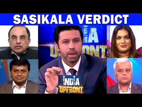 Sasikala's Verdict In Disproportionate Assets Case | India Upfront With Rahul Shivshankar