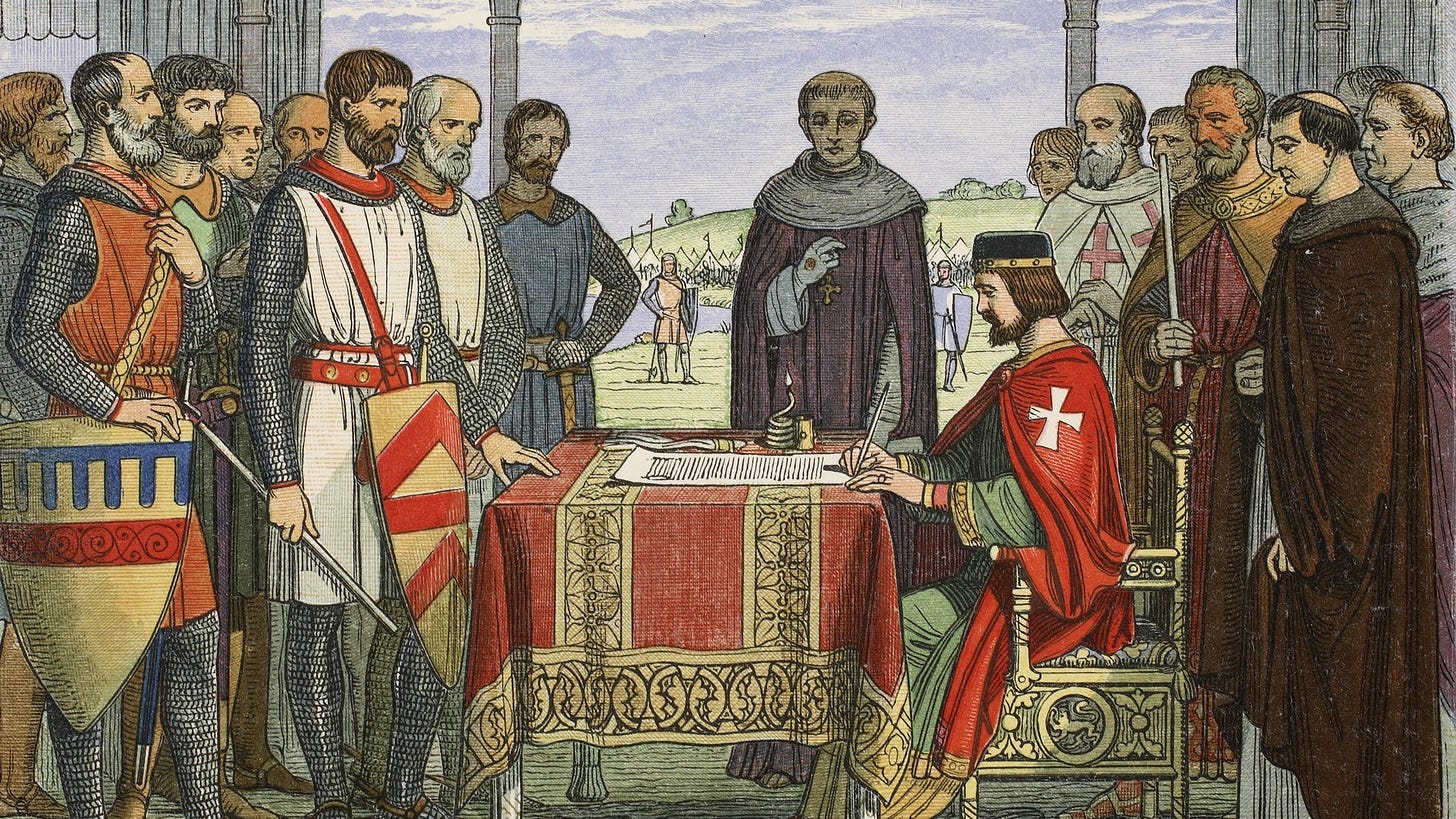 King John puts his seal on <b>Magna Carta</b> | June 15, 1215 | HISTORY